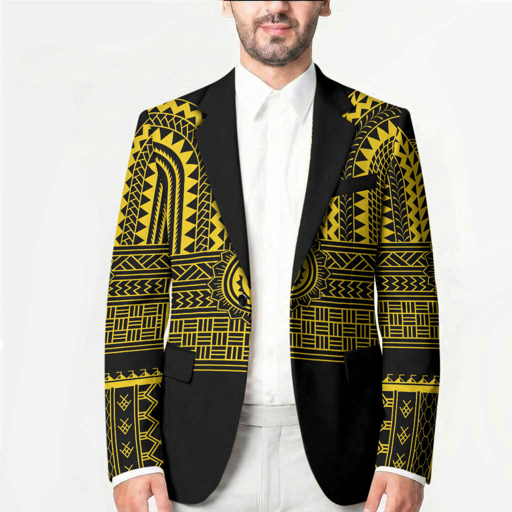 Philippines Filipinos Blazer Igorot Tribal Pattern Black
