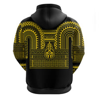 Philippines Filipinos Hoodie Igorot Tribal Pattern Black