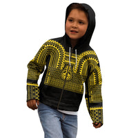 Philippines Filipinos Kid Hoodie Igorot Tribal Pattern Black