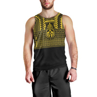 Philippines Filipinos Men Tank Top Igorot Tribal Pattern Black