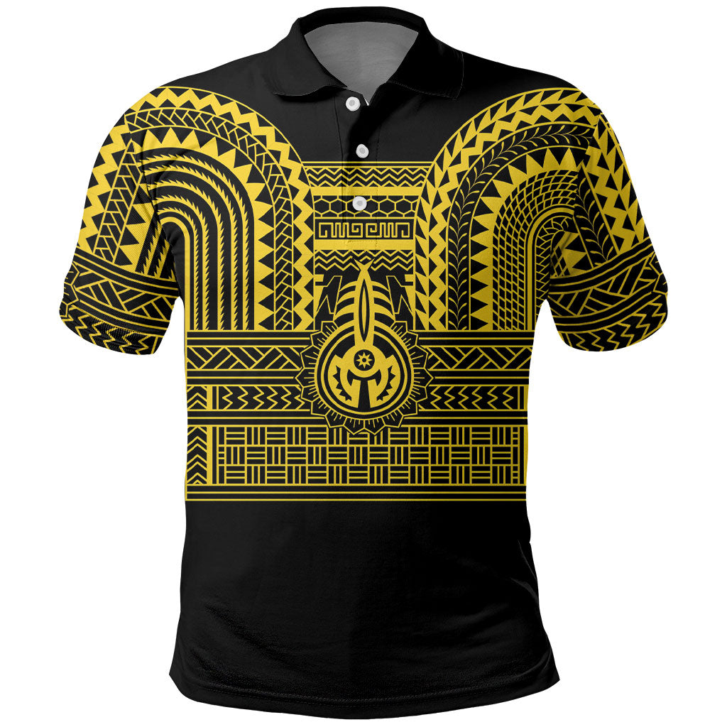 Philippines Filipinos Polo Shirt Igorot Tribal Pattern Black