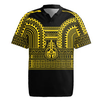 Philippines Filipinos Rugby Jersey Igorot Tribal Pattern Black