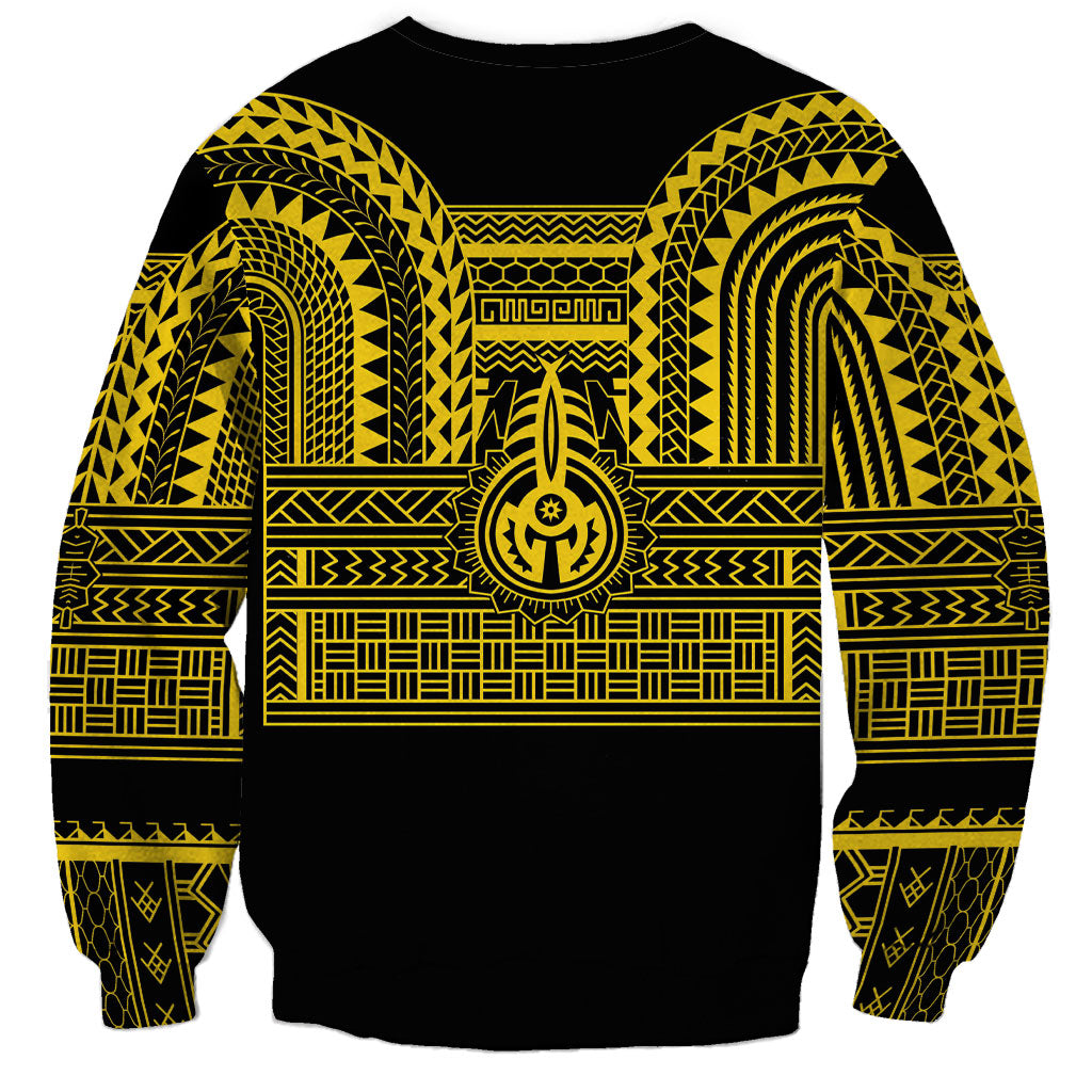 Philippines Filipinos Sweatshirt Igorot Tribal Pattern Black