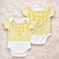 Philippines Filipinos Baby Onesie Igorot Tribal Pattern White LT05 - Polynesian Pride