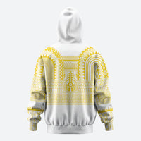 Philippines Filipinos Zip Hoodie Igorot Tribal Pattern White