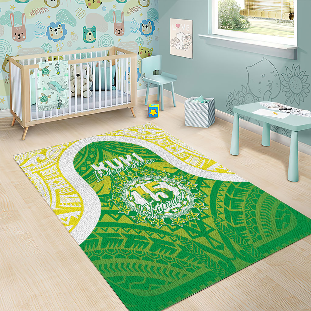Kuki Independence 2026 Area Rug Cook Islands 15 Finest Green Version