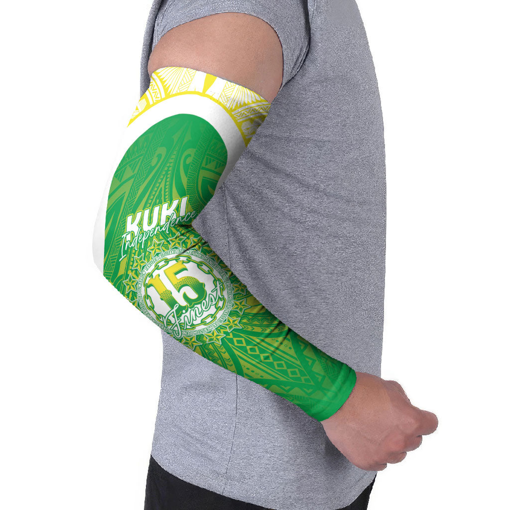 Kuki Independence 2026 Arm Sleeves Cook Islands 15 Finest Green Version