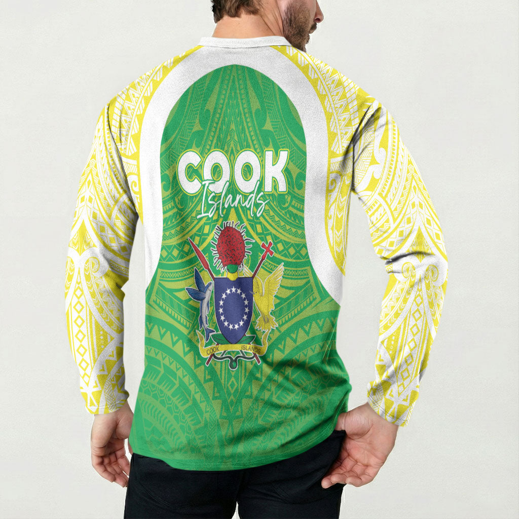 Kuki Independence 2026 Button Sweatshirt Cook Islands 15 Finest Green Version