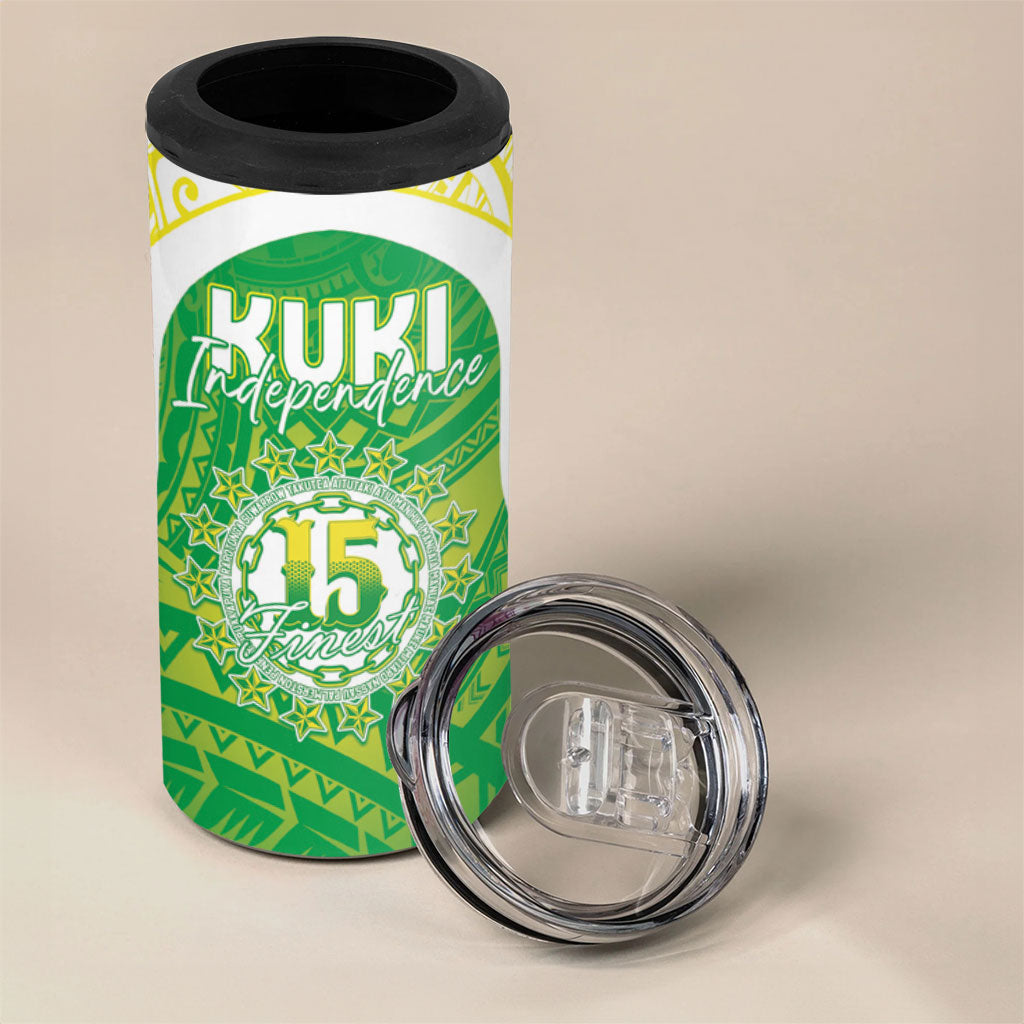 Kuki Independence 2026 4 in 1 Can Cooler Tumbler Cook Islands 15 Finest Green Version