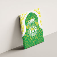 Kuki Independence 2026 Canvas Wall Art Cook Islands 15 Finest Green Version