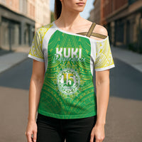 Kuki Independence 2026 Cross Shoulder Shirt Cook Islands 15 Finest Green Version