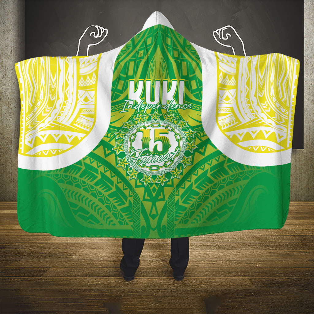 Kuki Independence 2026 Hooded Blanket Cook Islands 15 Finest Green Version