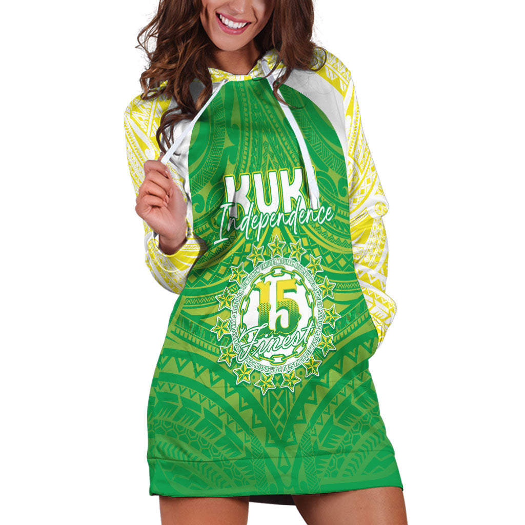 Kuki Independence 2026 Hoodie Dress Cook Islands 15 Finest Green Version