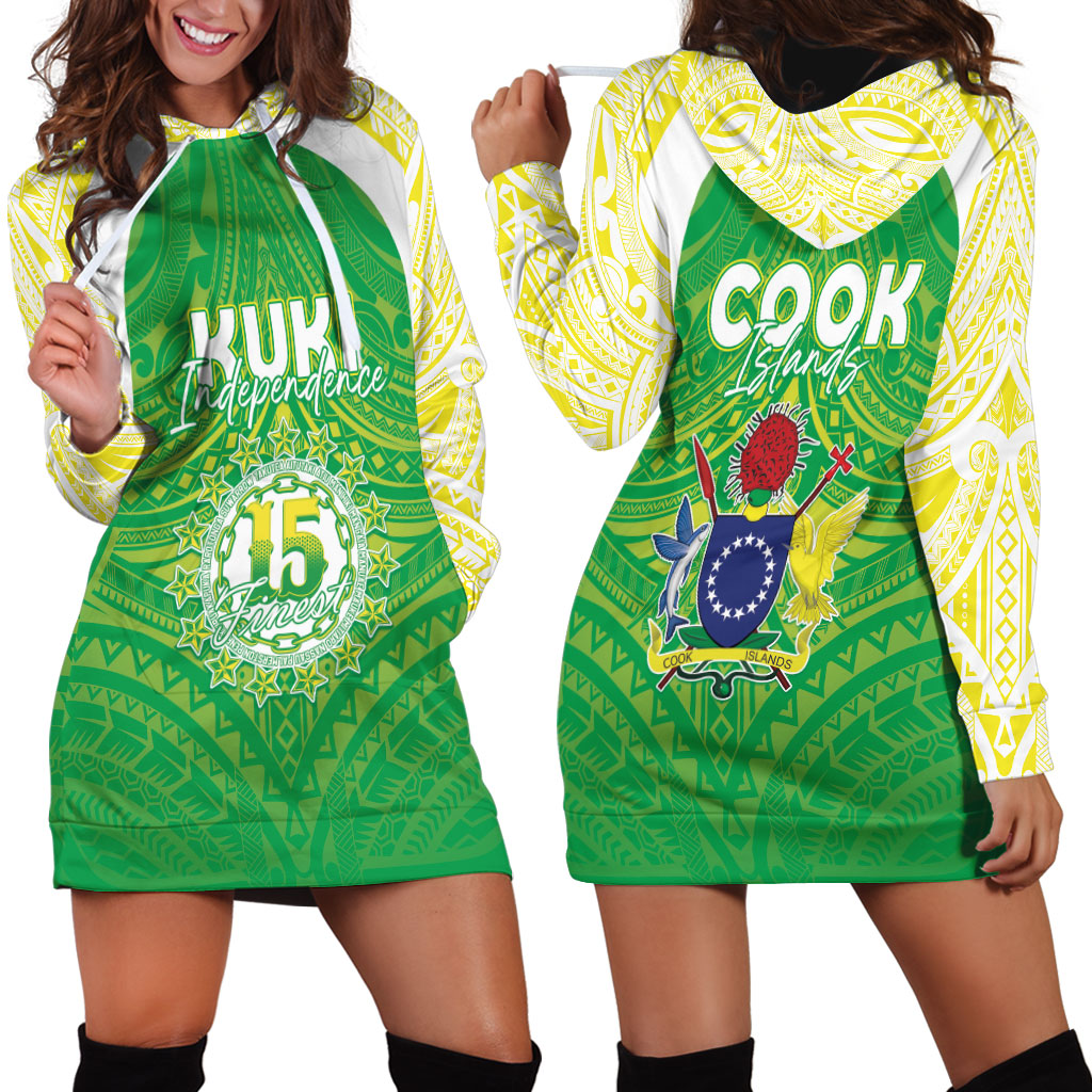 Kuki Independence 2026 Hoodie Dress Cook Islands 15 Finest Green Version