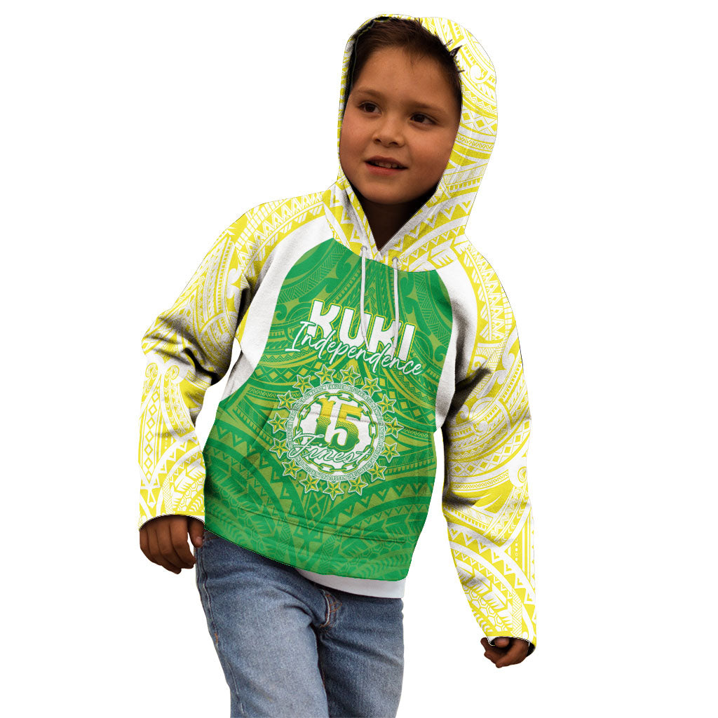 Kuki Independence 2026 Kid Hoodie Cook Islands 15 Finest Green Version