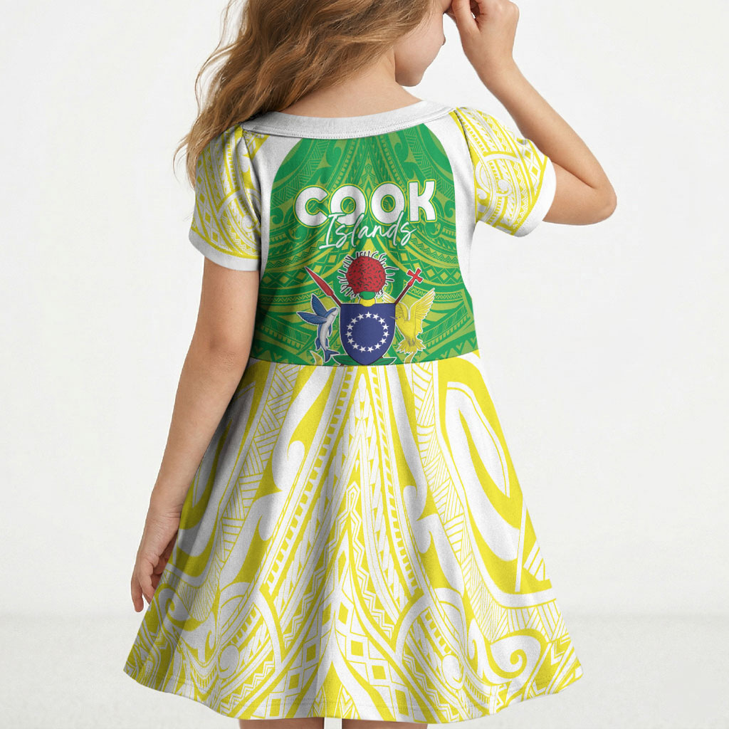 Kuki Independence 2026 Kid Short Sleeve Dress Cook Islands 15 Finest Green Version