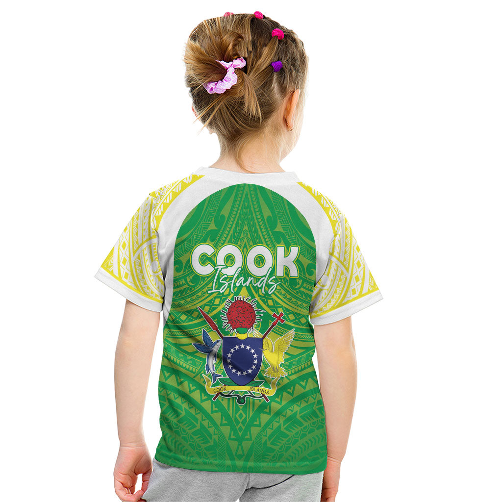 Kuki Independence 2026 Kid T Shirt Cook Islands 15 Finest Green Version