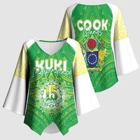 Kuki Independence 2026 Kimono Sleeve Blouse Cook Islands 15 Finest Green Version