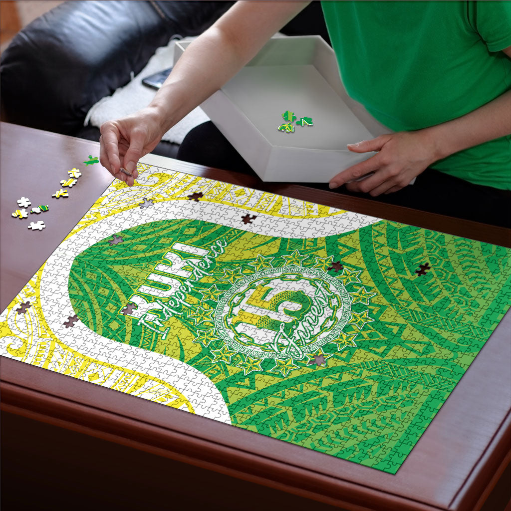 Kuki Independence 2026 Puzzle Cook Islands 15 Finest Green Version