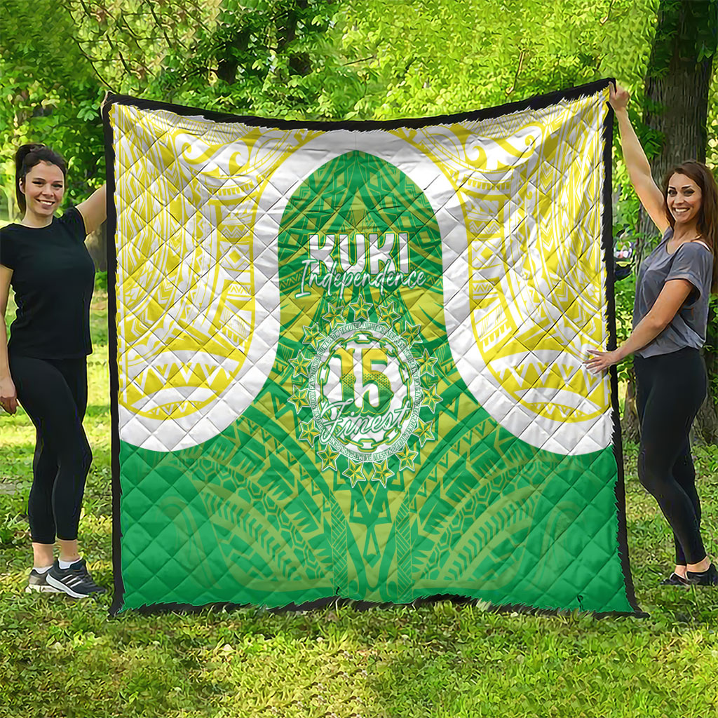 Kuki Independence 2026 Quilt Cook Islands 15 Finest Green Version