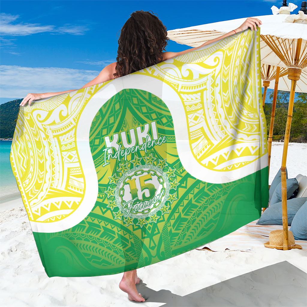 Kuki Independence 2026 Sarong Cook Islands 15 Finest Green Version