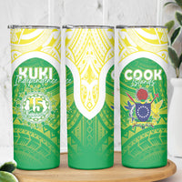 Kuki Independence 2026 Skinny Tumbler Cook Islands 15 Finest Green Version
