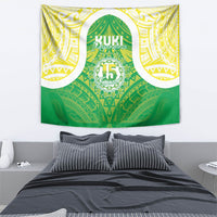 Kuki Independence 2026 Tapestry Cook Islands 15 Finest Green Version