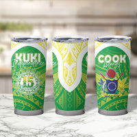 Kuki Independence 2026 Tumbler Cup Cook Islands 15 Finest Green Version