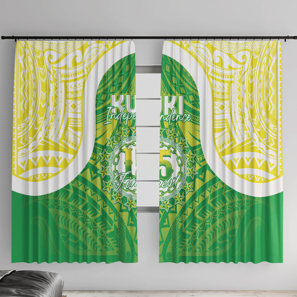 Kuki Independence 2026 Window Curtain Cook Islands 15 Finest Green Version