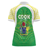 Kuki Independence 2026 Women Polo Shirt Cook Islands 15 Finest Green Version