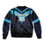 Custom Fiji Kaiviti Rugby Bomber Jacket Fiji Tapa Pattern