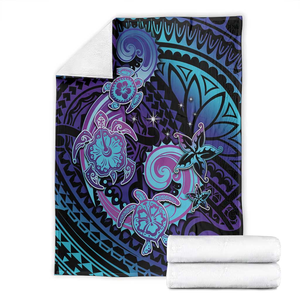 Hawaii Makahiki Turtle Blanket Spiral Polynesian Tattoo