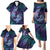 Hawaii Makahiki Turtle Family Matching Puletasi and Hawaiian Shirt Spiral Polynesian Tattoo