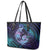 Hawaii Makahiki Turtle Leather Tote Bag Spiral Polynesian Tattoo