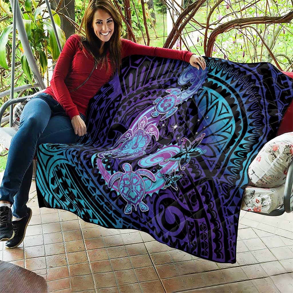 Hawaii Makahiki Turtle Quilt Spiral Polynesian Tattoo