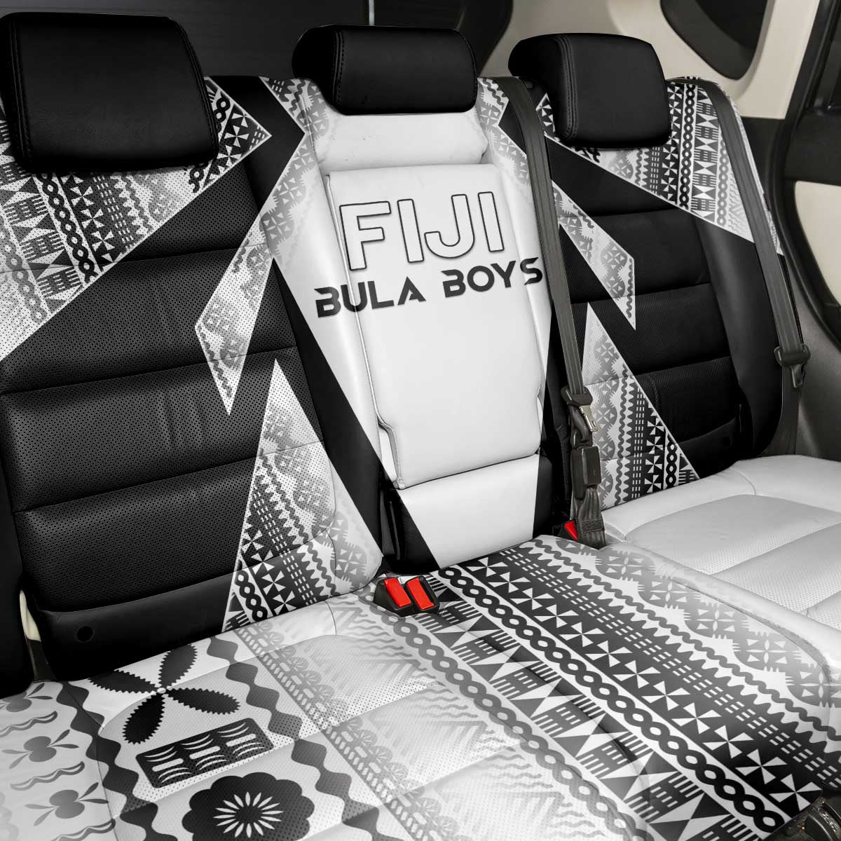 Bula Fiji Football Back Car Seat Cover Go Champions - Polynesian Pride