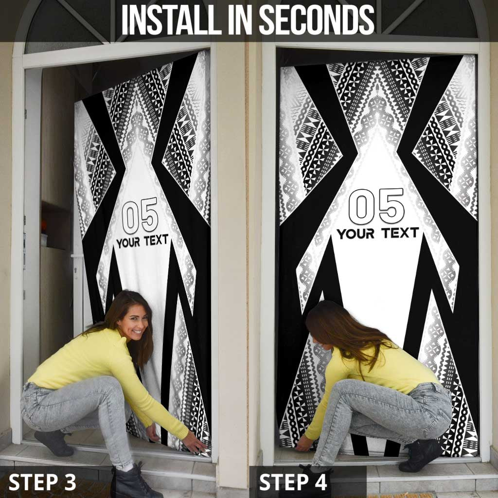 Custom Bula Fiji Football Door Cover Go Champions - Polynesian Pride