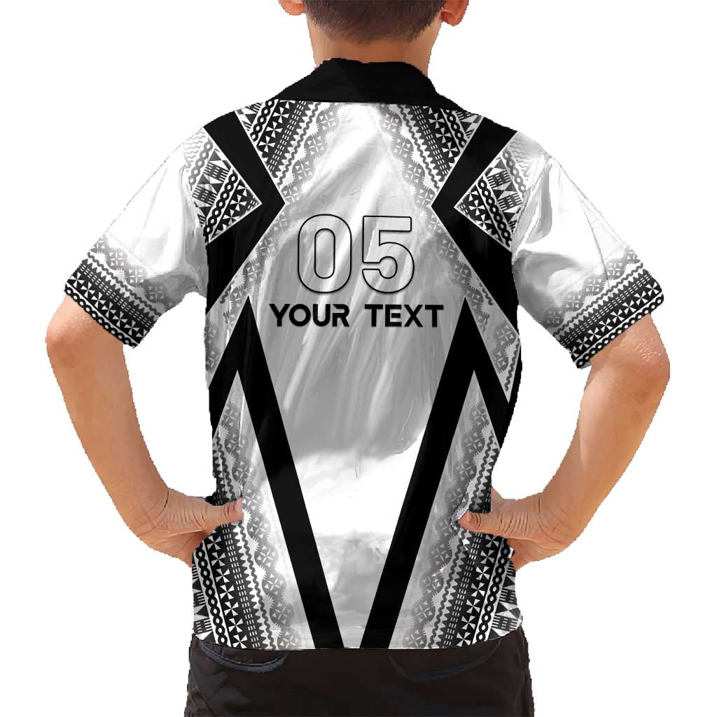 Custom Bula Fiji Football Family Matching Puletasi and Hawaiian Shirt Go Champions LT05 - Polynesian Pride