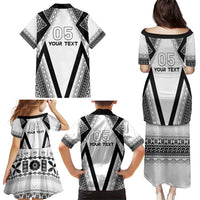 Custom Bula Fiji Football Family Matching Puletasi and Hawaiian Shirt Go Champions LT05 - Polynesian Pride