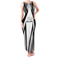 Custom Bula Fiji Football Family Matching Tank Maxi Dress and Hawaiian Shirt Go Champions - Polynesian Pride