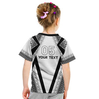 Custom Bula Fiji Football Kid T Shirt Go Champions - Polynesian Pride