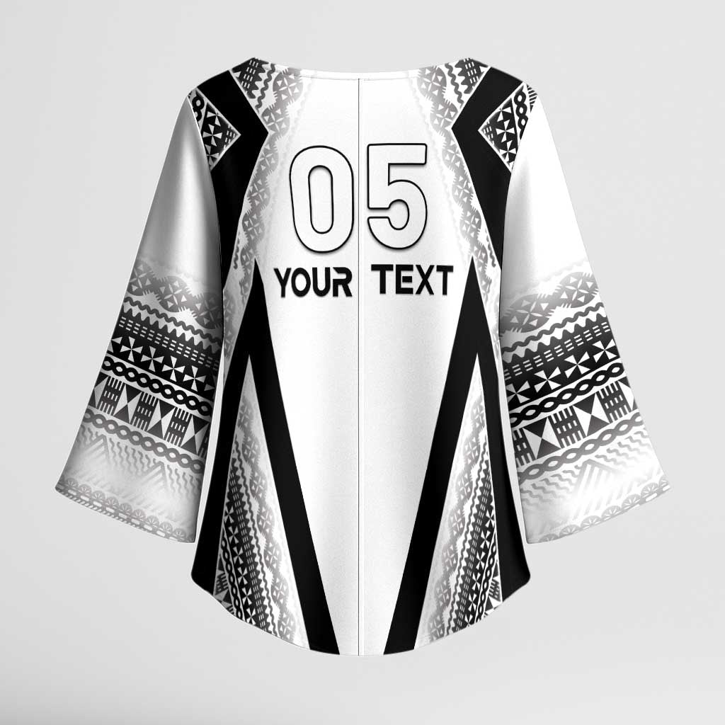 Custom Bula Fiji Football Kimono Sleeve Blouse Go Champions - Polynesian Pride