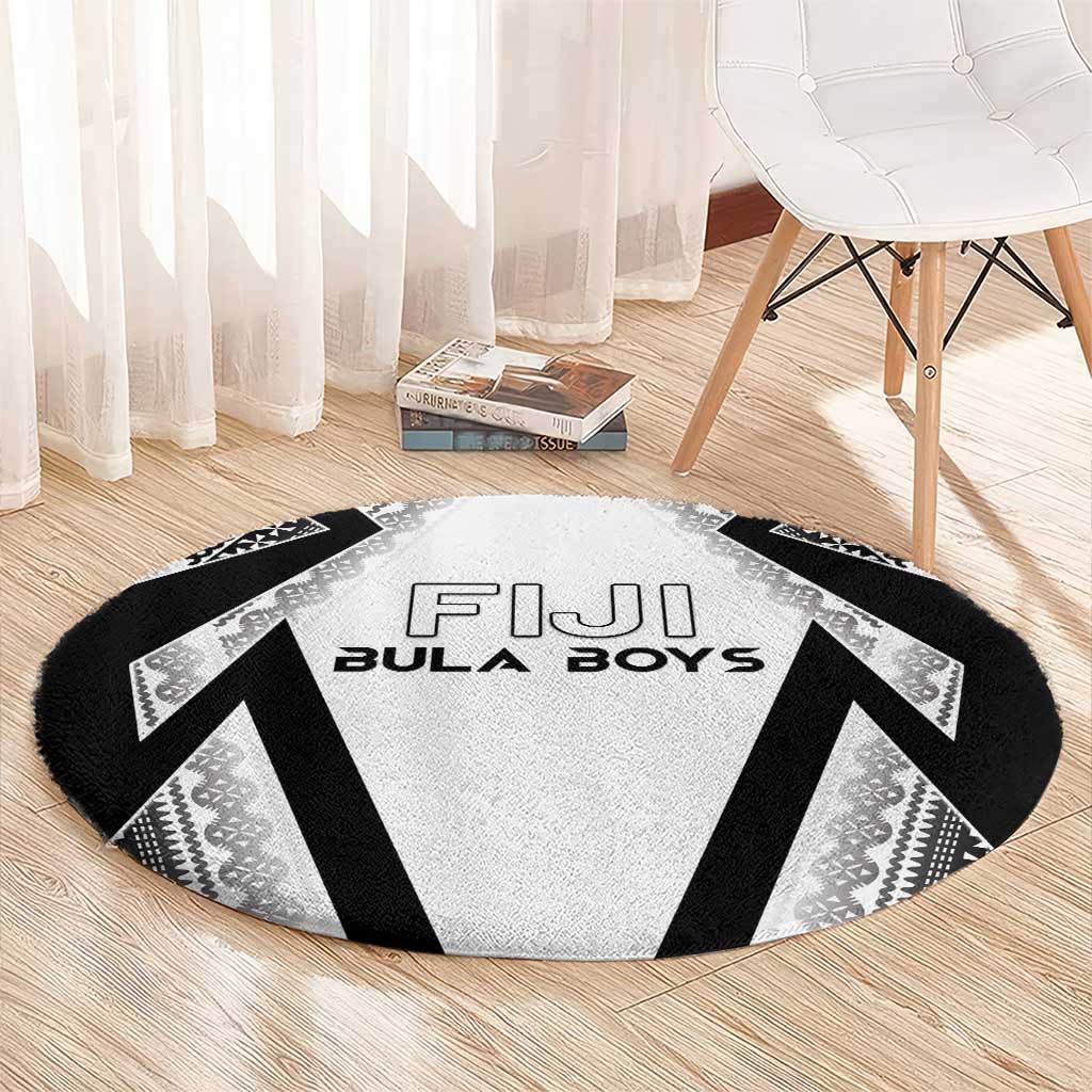 Bula Fiji Football Round Carpet Go Champions - Polynesian Pride