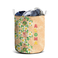 Aloha Hawaii Chilly Christmas Laundry Basket Tropical Vibes