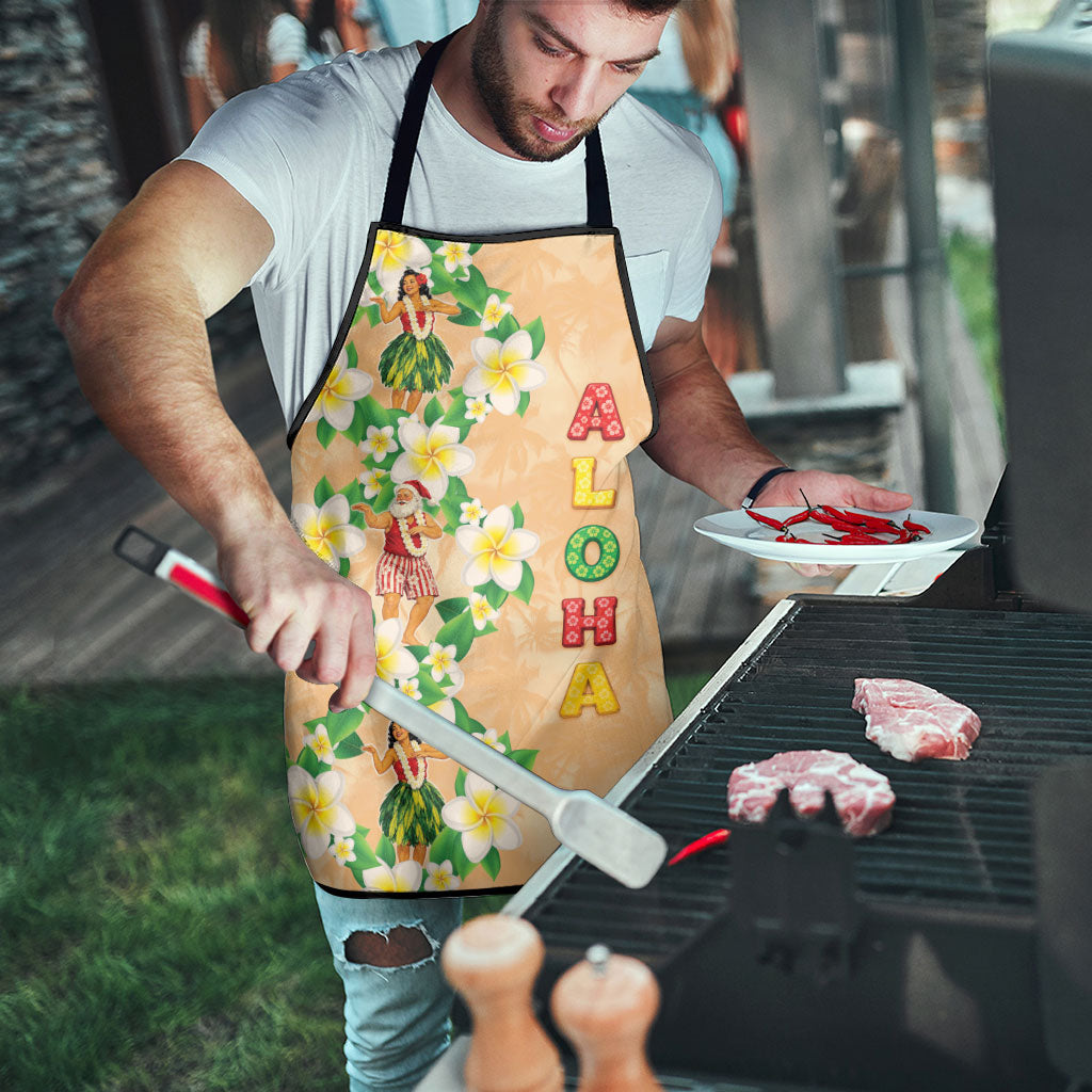 Aloha Hawaii Chilly Christmas Apron Tropical Vibes