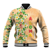 Aloha Hawaii Chilly Christmas Baseball Jacket Tropical Vibes