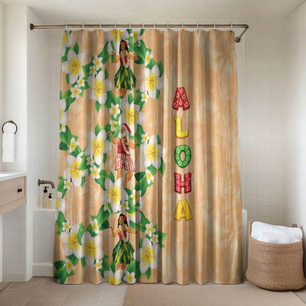Aloha Hawaii Chilly Christmas Bathroom Set Tropical Vibes