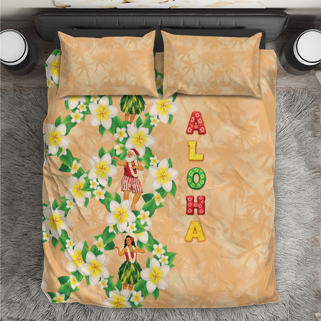 Aloha Hawaii Chilly Christmas Bedding Set Tropical Vibes
