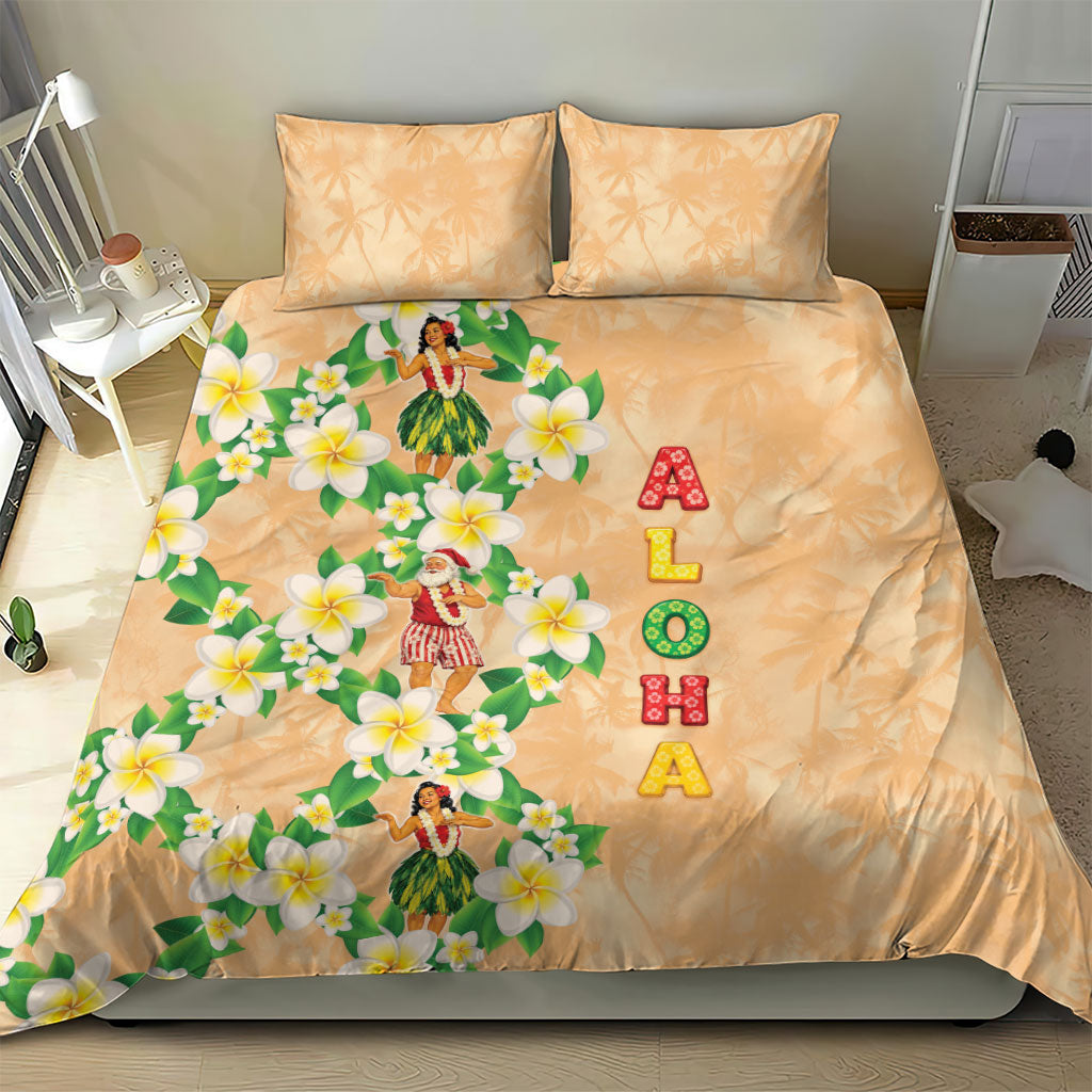 Aloha Hawaii Chilly Christmas Bedding Set Tropical Vibes