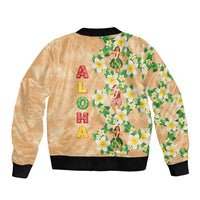 Aloha Hawaii Chilly Christmas Bomber Jacket Tropical Vibes LT05 - Polynesian Pride